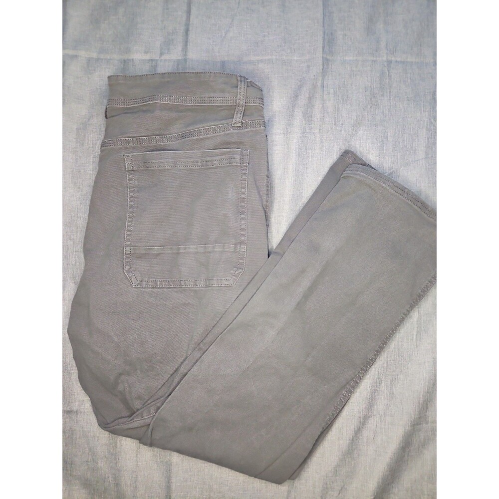 Weatherproof Vintage Mens Relaxed Fit Carpenter Pants Gray 36x30 Stretch 1521740